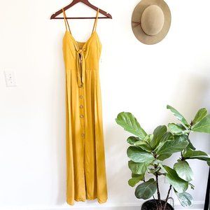 Yellow Maxi Dress, S/M